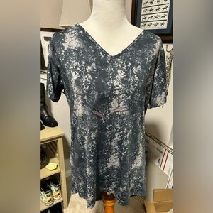 Mink Horse of Denmark Short Sleeve graphic tee with stirrups. Logo on back. L